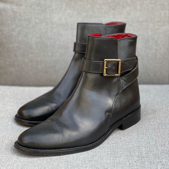 Burberry Ankle Boot with Belt Strap - Picture 5 of 11